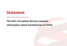 The Anti-Corruption Bureau requests information about beneficiaries of ISFED