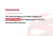 The National Agency of Public Registry Is Illegally Delaying the Registration of ISFED’s new Executive Director