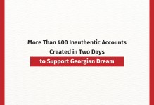 More Than 400 Inauthentic Accounts Created in Two Days to Support Georgian Dream 