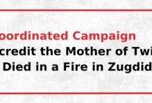 Coordinated Campaign to Discredit the Mother of Twins Who Died in a Fire in Zugdidi 