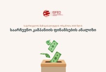 საქართველოს მუნიციპალიტეტის ორგანოთა 2025 წლის წინასაარჩევნო კამპანიის ფინანსების ანალიზი