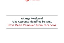 A Large Portion of Fake Accounts Identified by ISFED Have Been Removed from Facebook