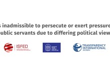 It is inadmissible to persecute or exert pressure on public servants due to differing political views