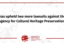 The court has upheld two more lawsuits against the National Agency for Cultural Heritage Preservation