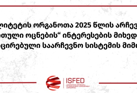 მუნიციპალიტეტის ორგანოთა 2025 წლის არჩევნების წინ „ქართული ოცნების“ ინტერესების მიხედვით მოდიფიცირებული საარჩევნო სისტემის მიმოხილვა