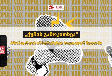 „ქუჩის გამოკითხვა“ — პროპაგანდის ინსტრუმენტი სოციალურ მედიაში