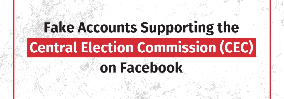 Fake Accounts Supporting the Central Election Commission (CEC) on Facebook