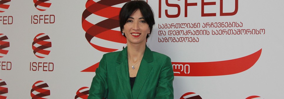 Nino Dolidze to Serve as a New Executive Director of ISFED