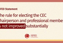 The rule for electing the CEC chairperson and professional members is not improved substantially