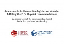 Amendments to the election legislation aimed at fulfilling the EU’s 12-point recommendations: An assessment of the amendments adopted in the first par ...