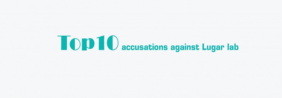   Top 10 accusations against Lugar lab 