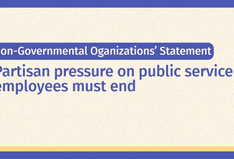 Partisan pressure on public service employees must end