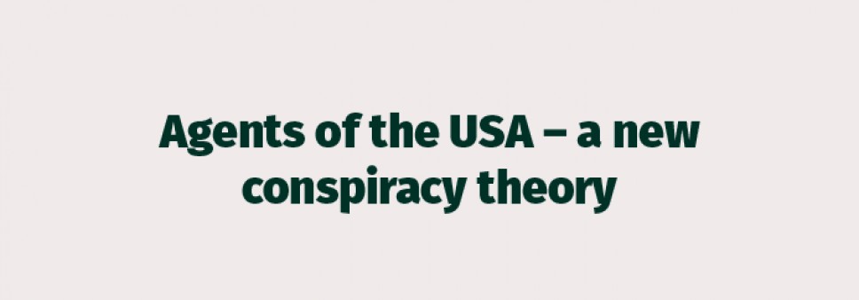 Agents of the USA – a new conspiracy theory 