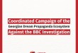 Coordinated Campaign of the Georgian Dream Propaganda Ecosystem Against the BBC Investigat ...